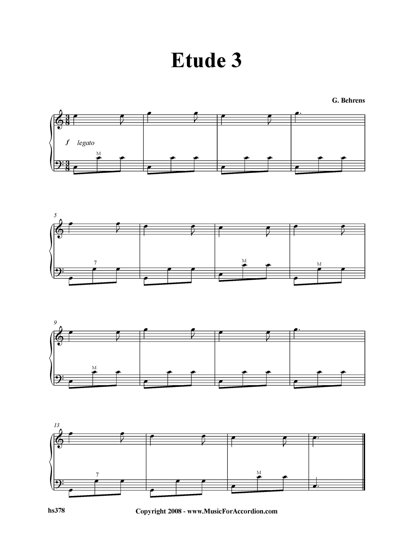Etude 3