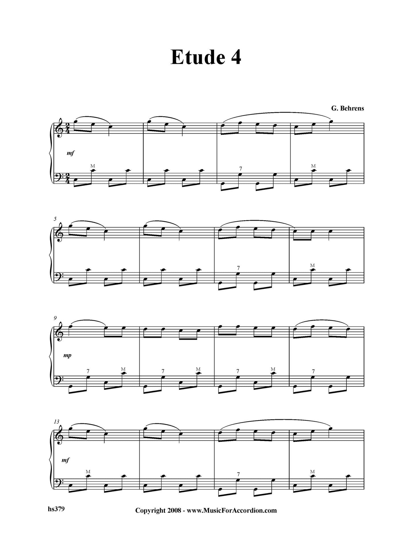 Etude 4