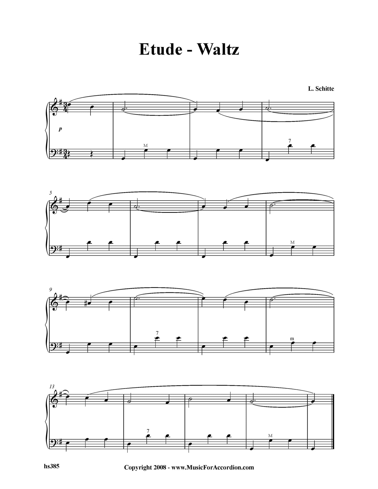 Etude – Waltz