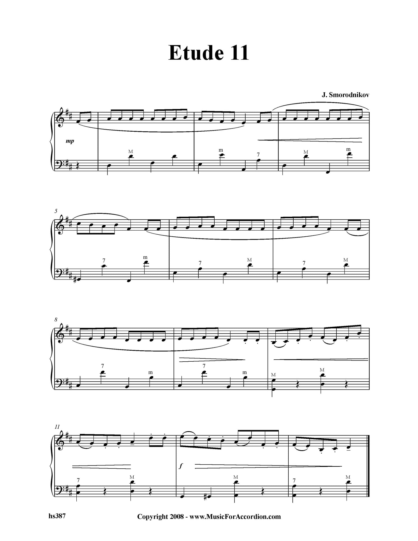 Etude 11
