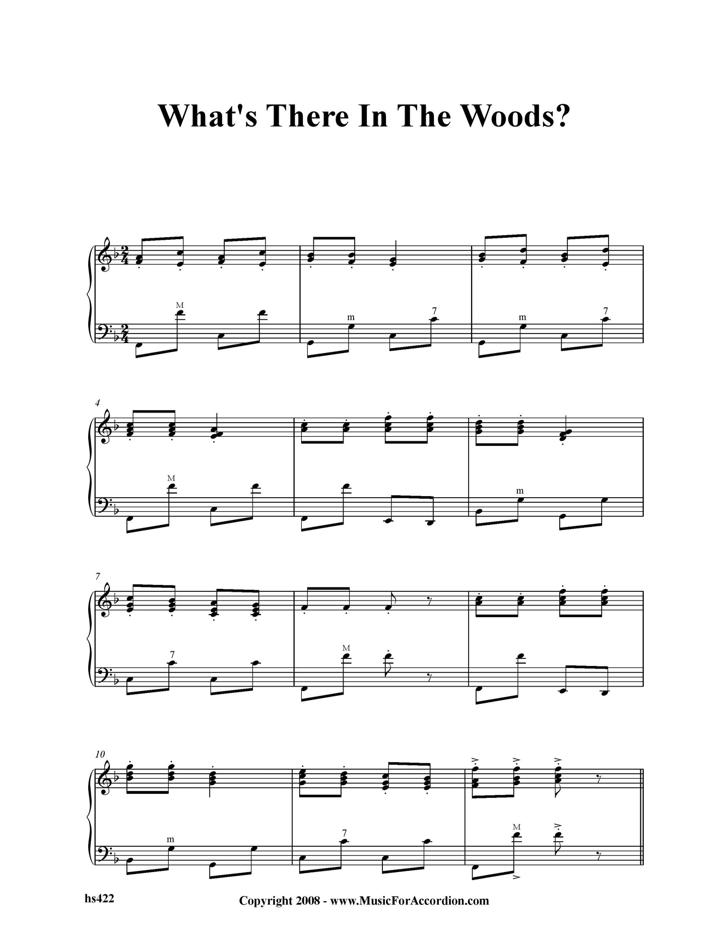 What's There In The Woods?