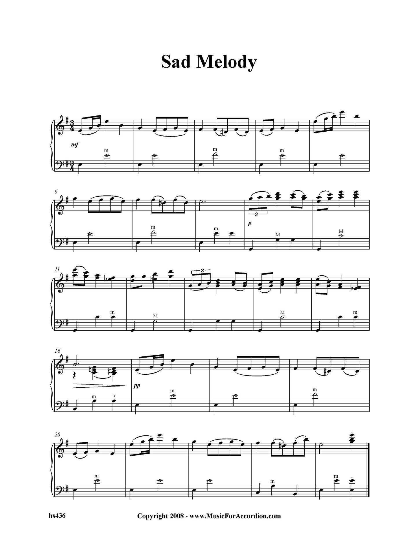 Sad Melody