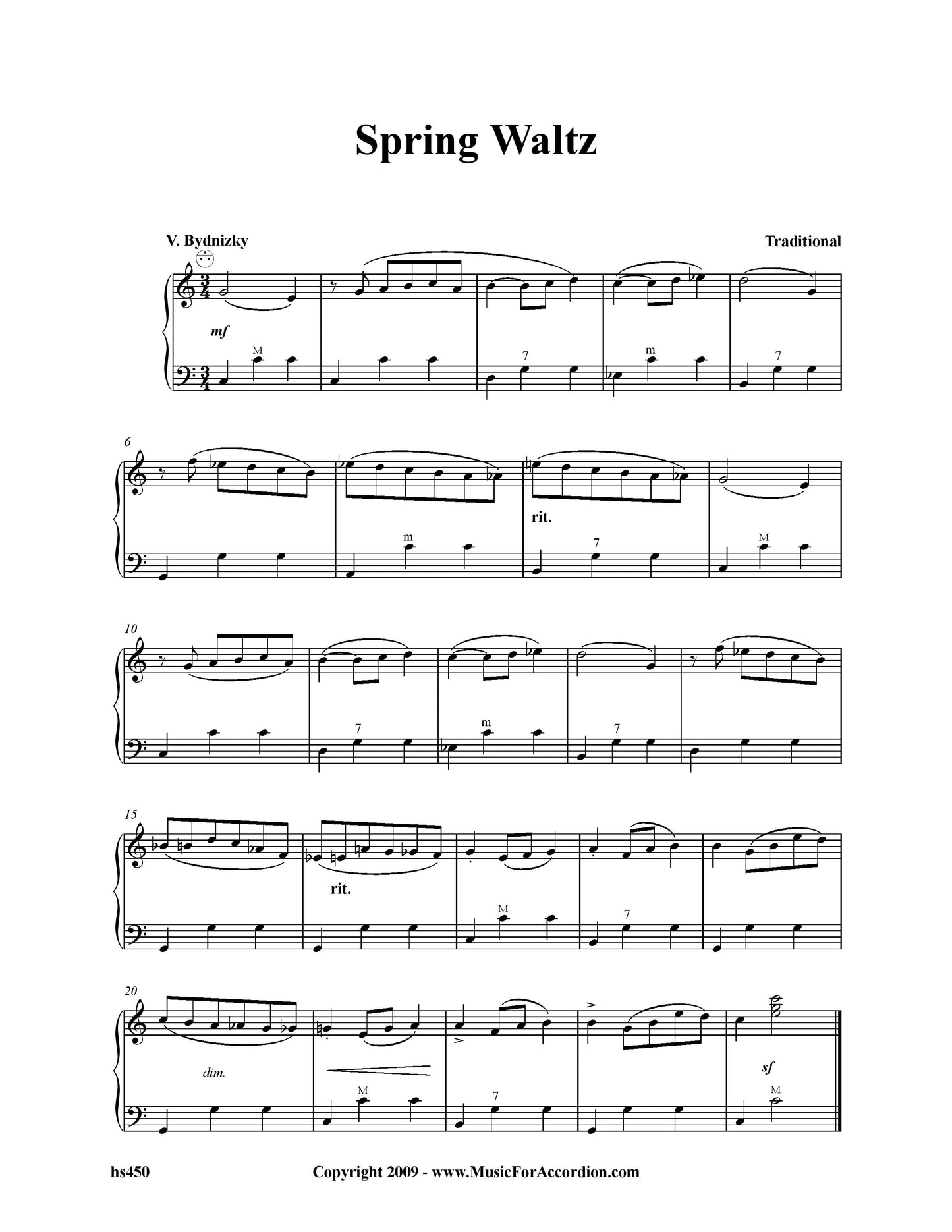 Spring Waltz