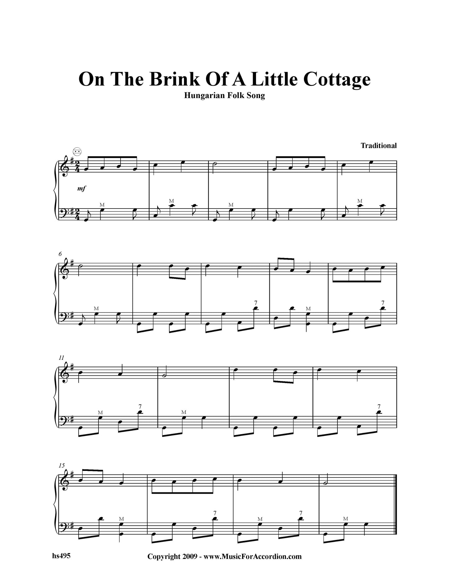 On The Brink Of A Little Cottage