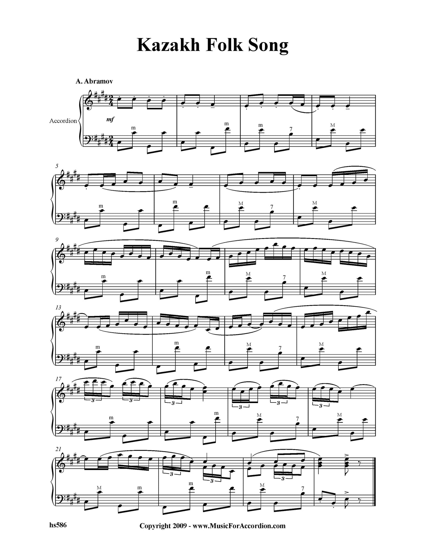 Kazakh Folk Song