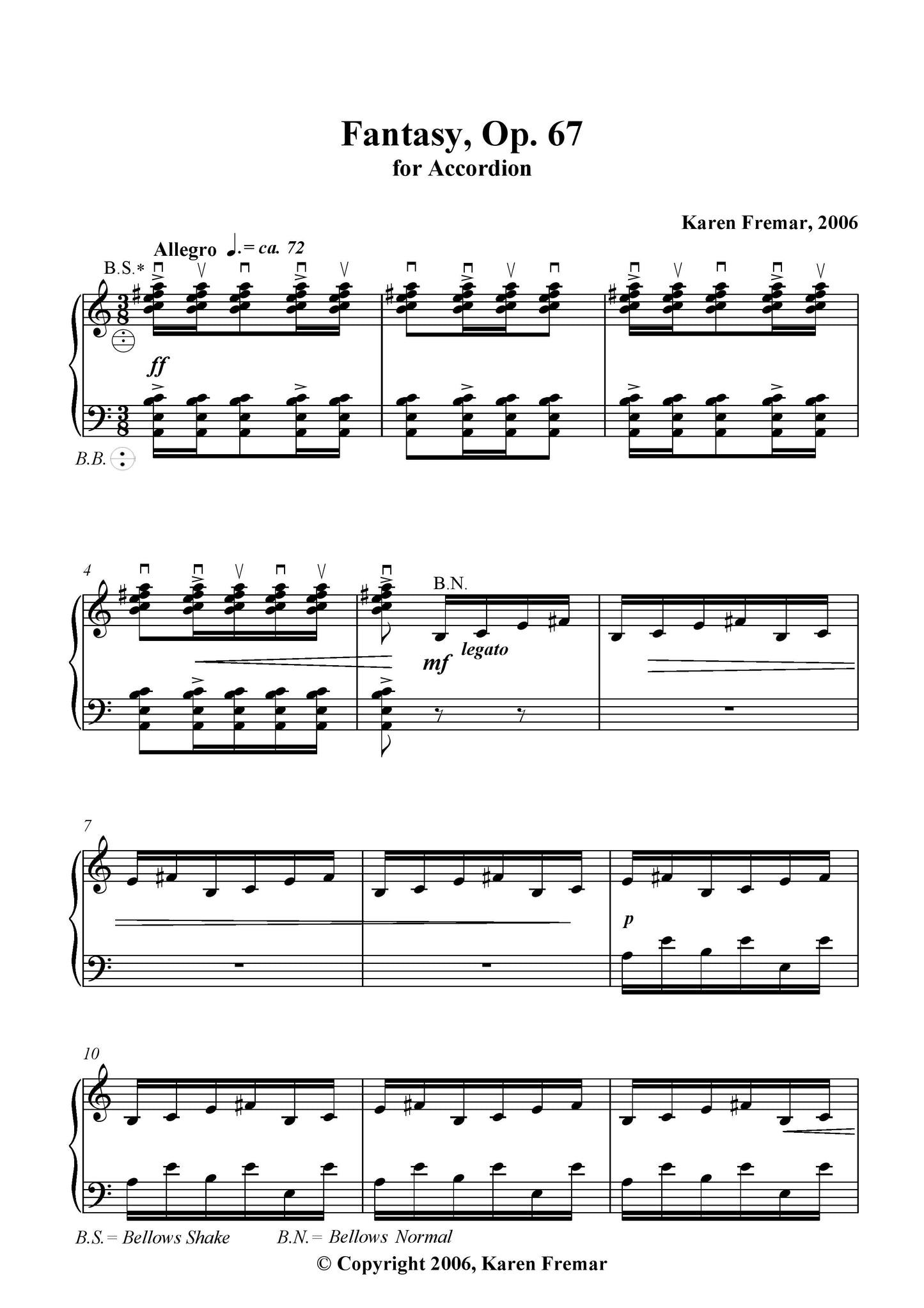 Fantasy Op.67, 2007 Coupe Mondiale Test Piece