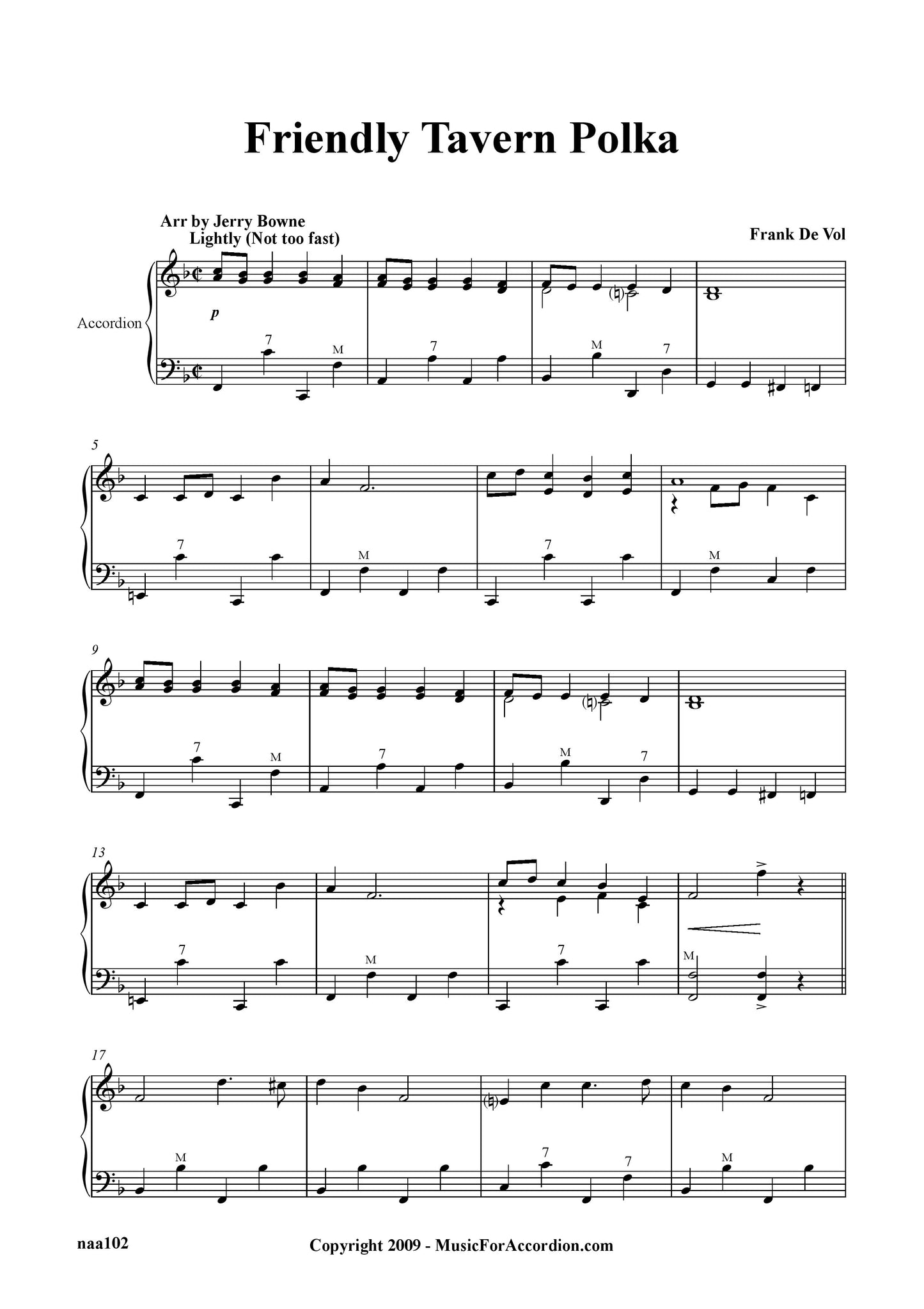 Friendly Tavern Polka