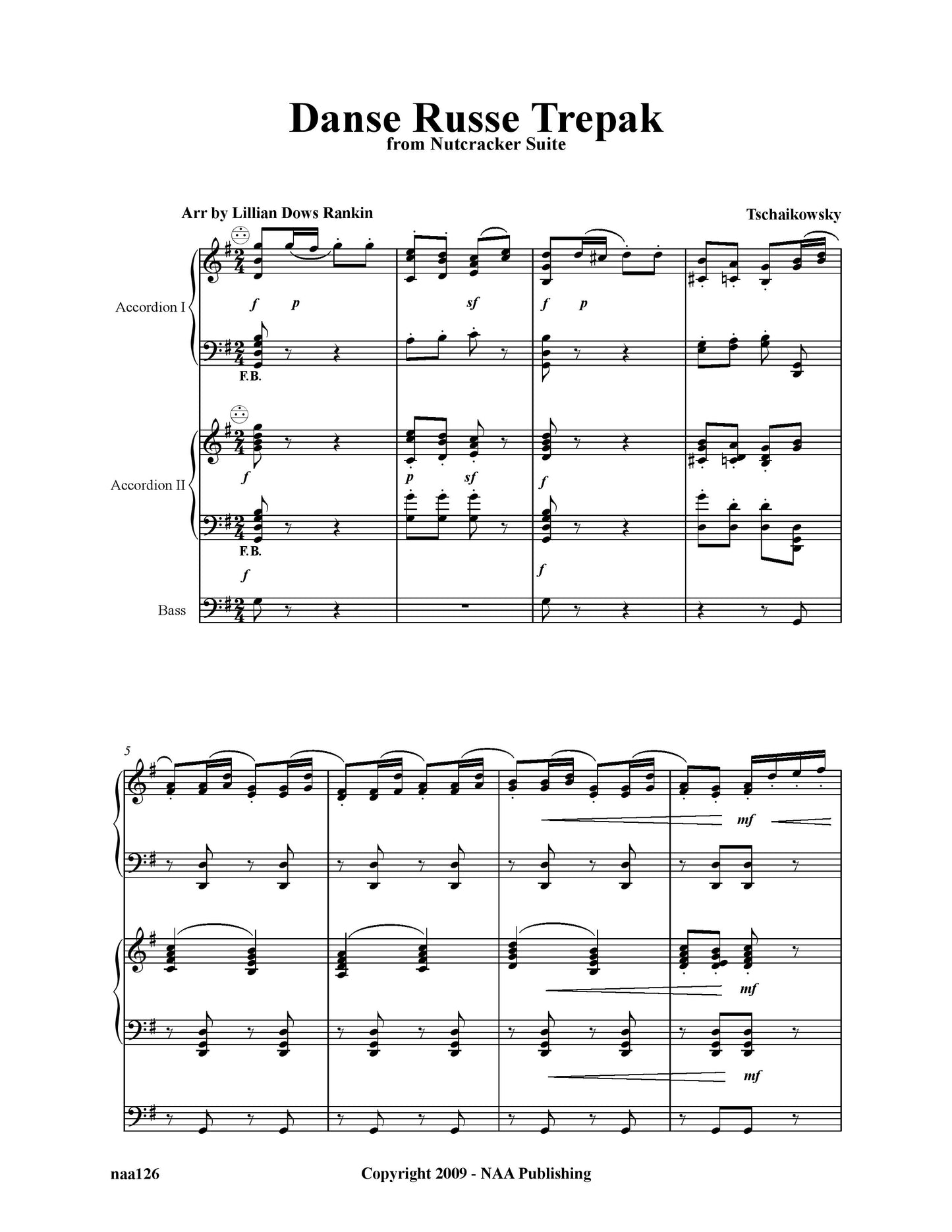 Danse Russe Trepak ( Trio)