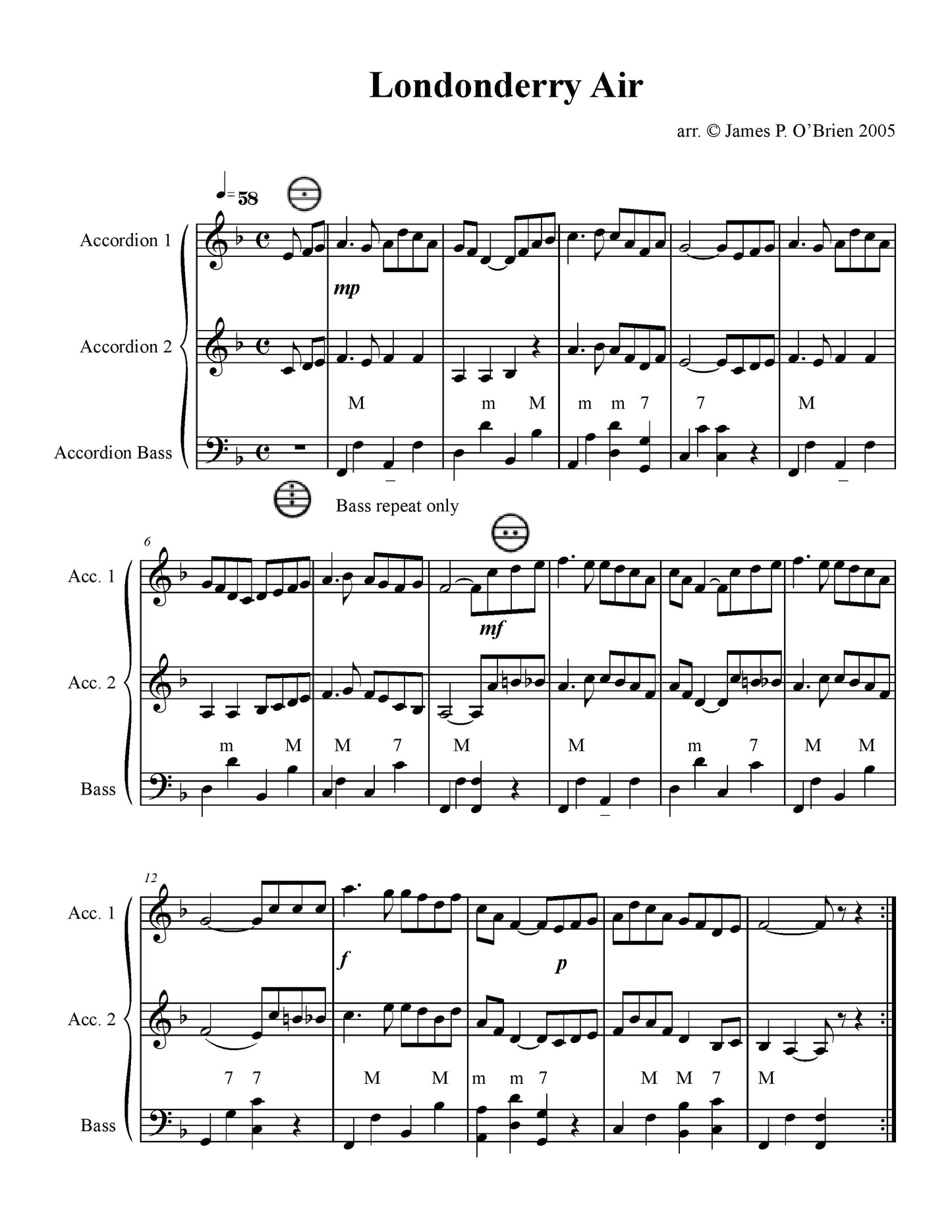 Londonderry Air ( Danny Boy) Duet