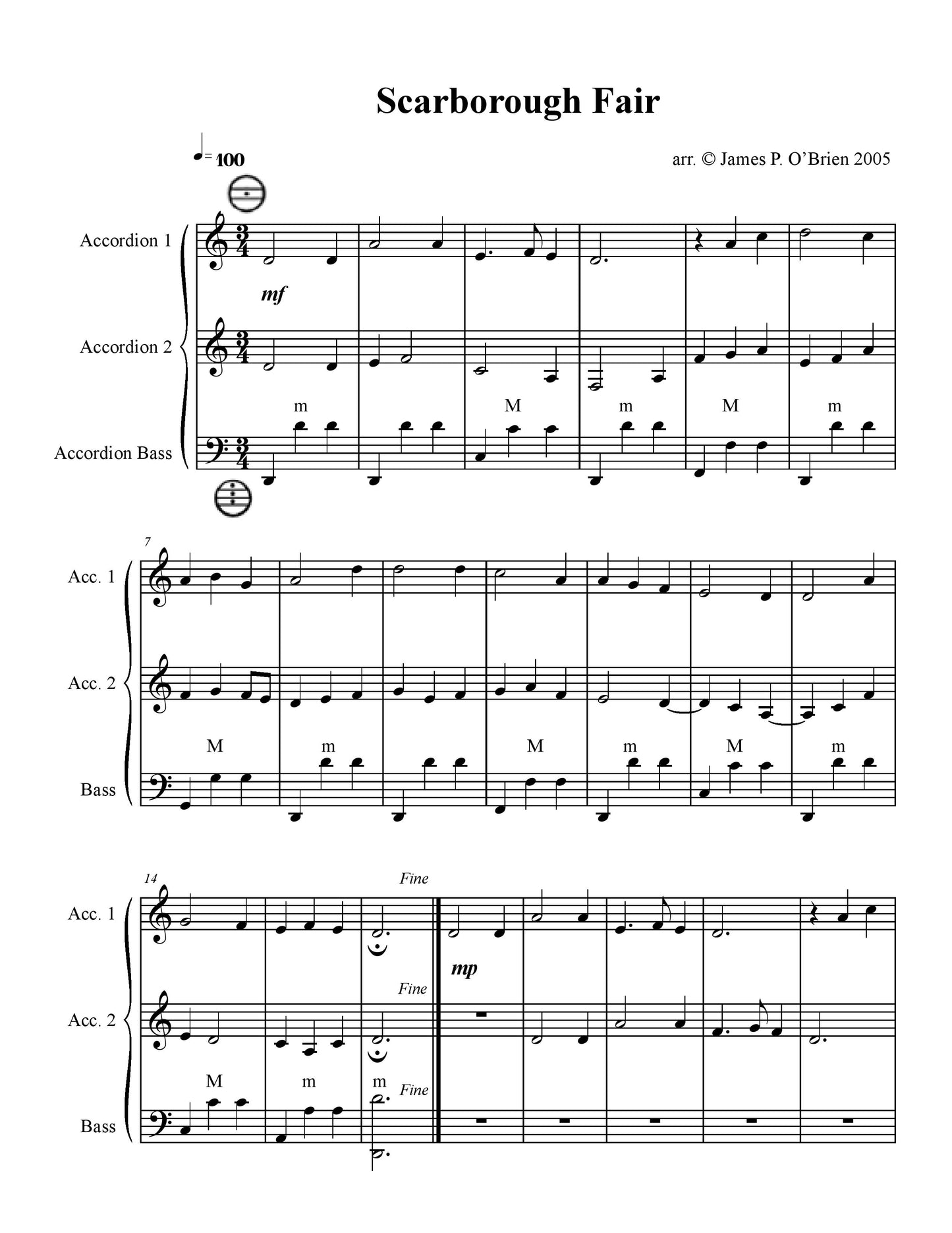 Scarborough Fair Duet