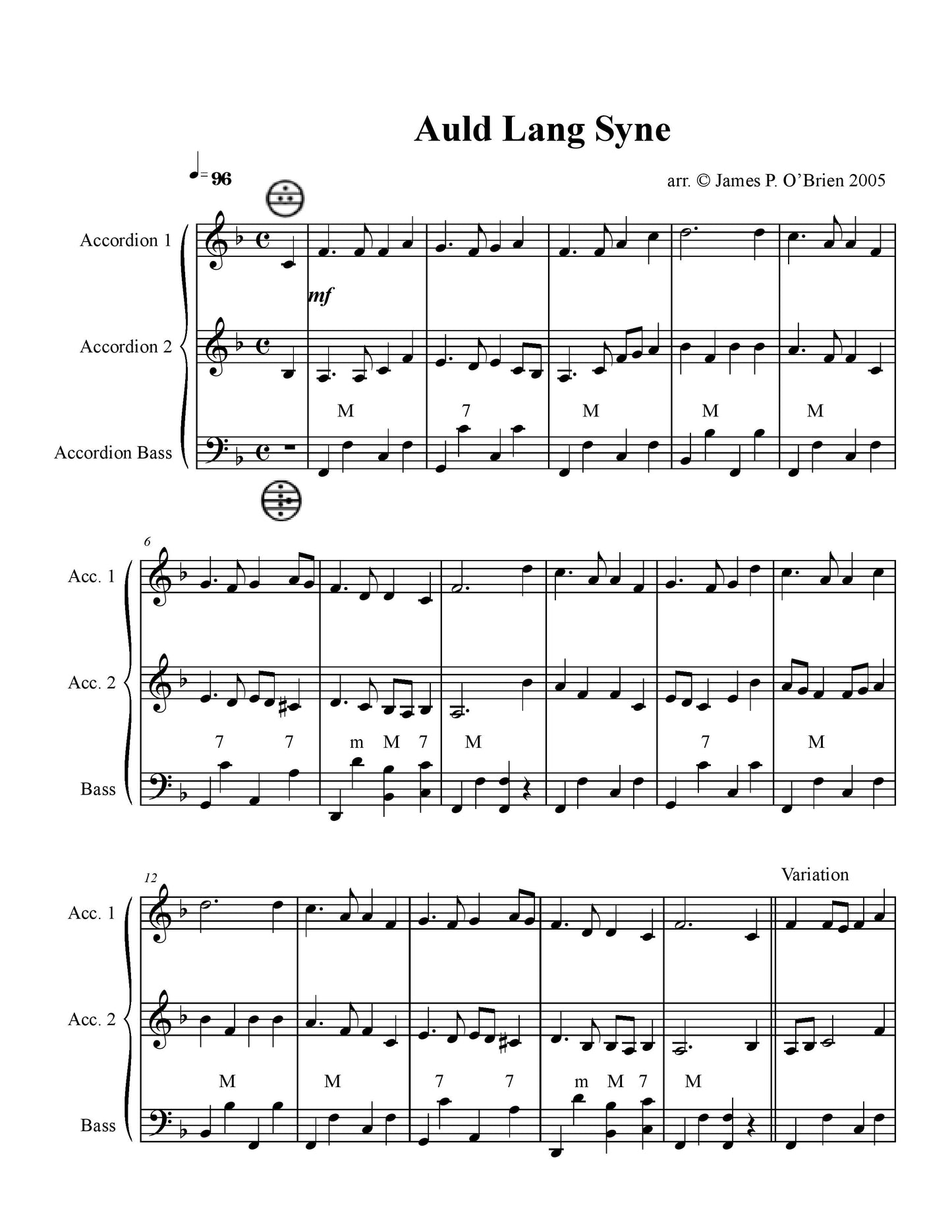 Auld Lang Syne Duet