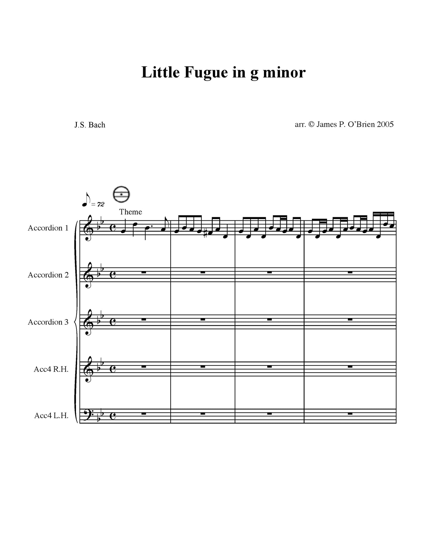 Little Fugueing- Score only
