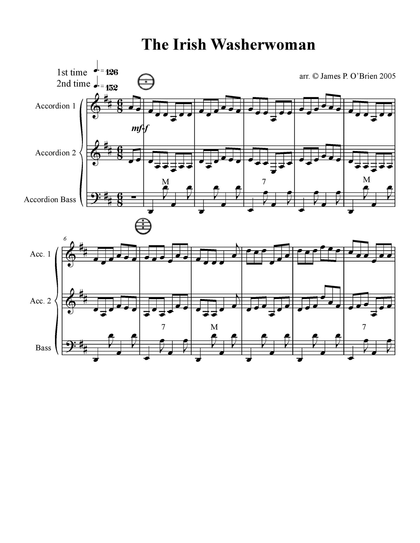 Irish Washerwoman Duet