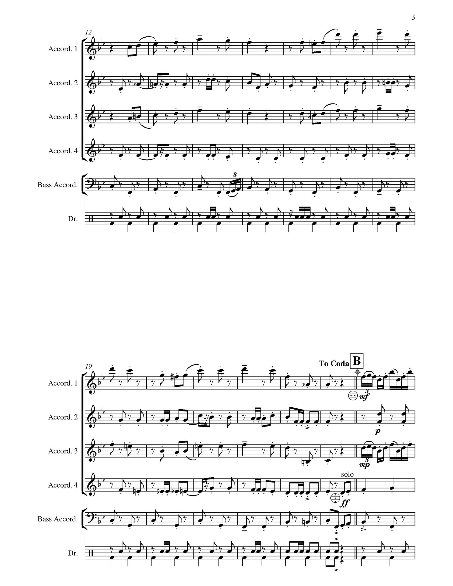 Bramstedter Marsch! (score & parts)