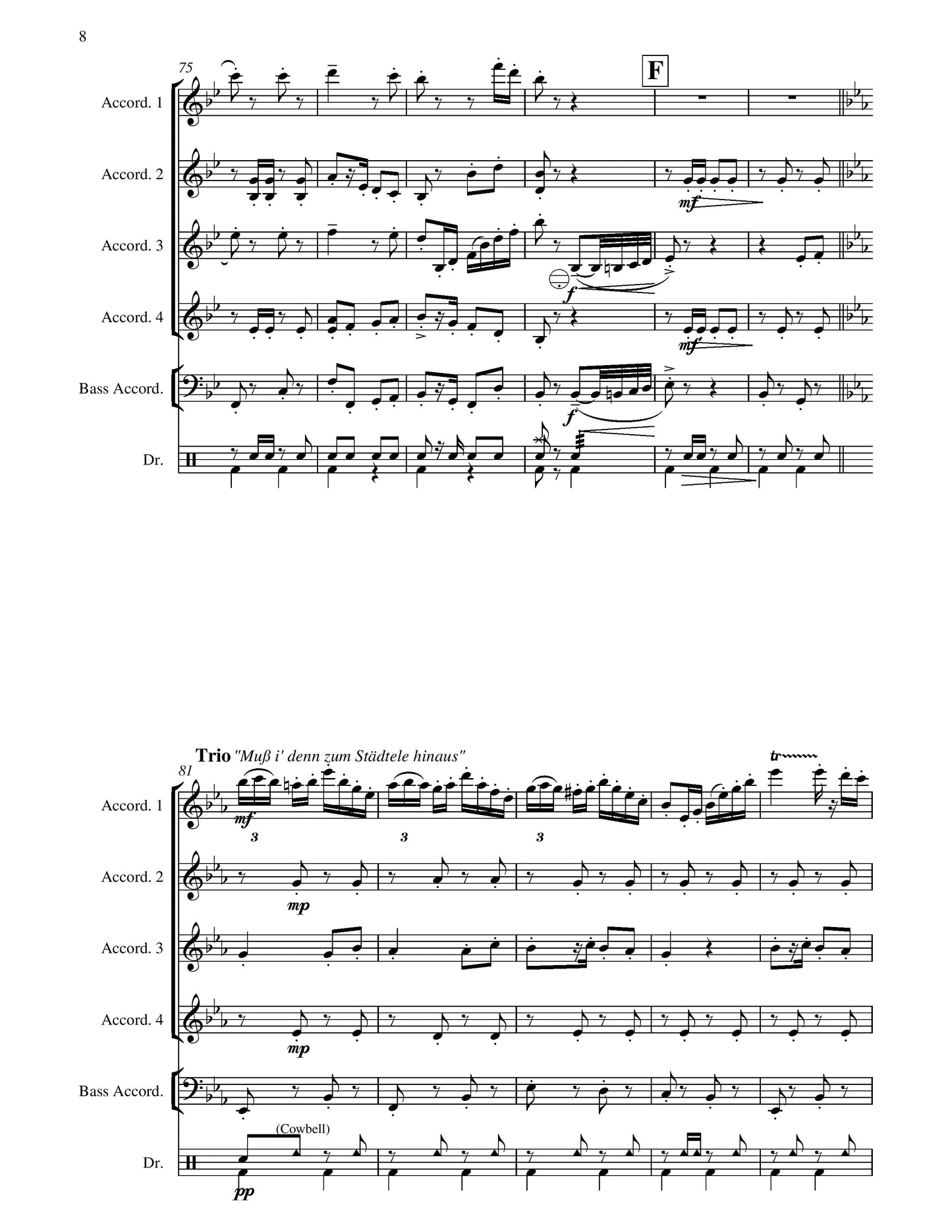 Bramstedter Marsch! (score & parts)