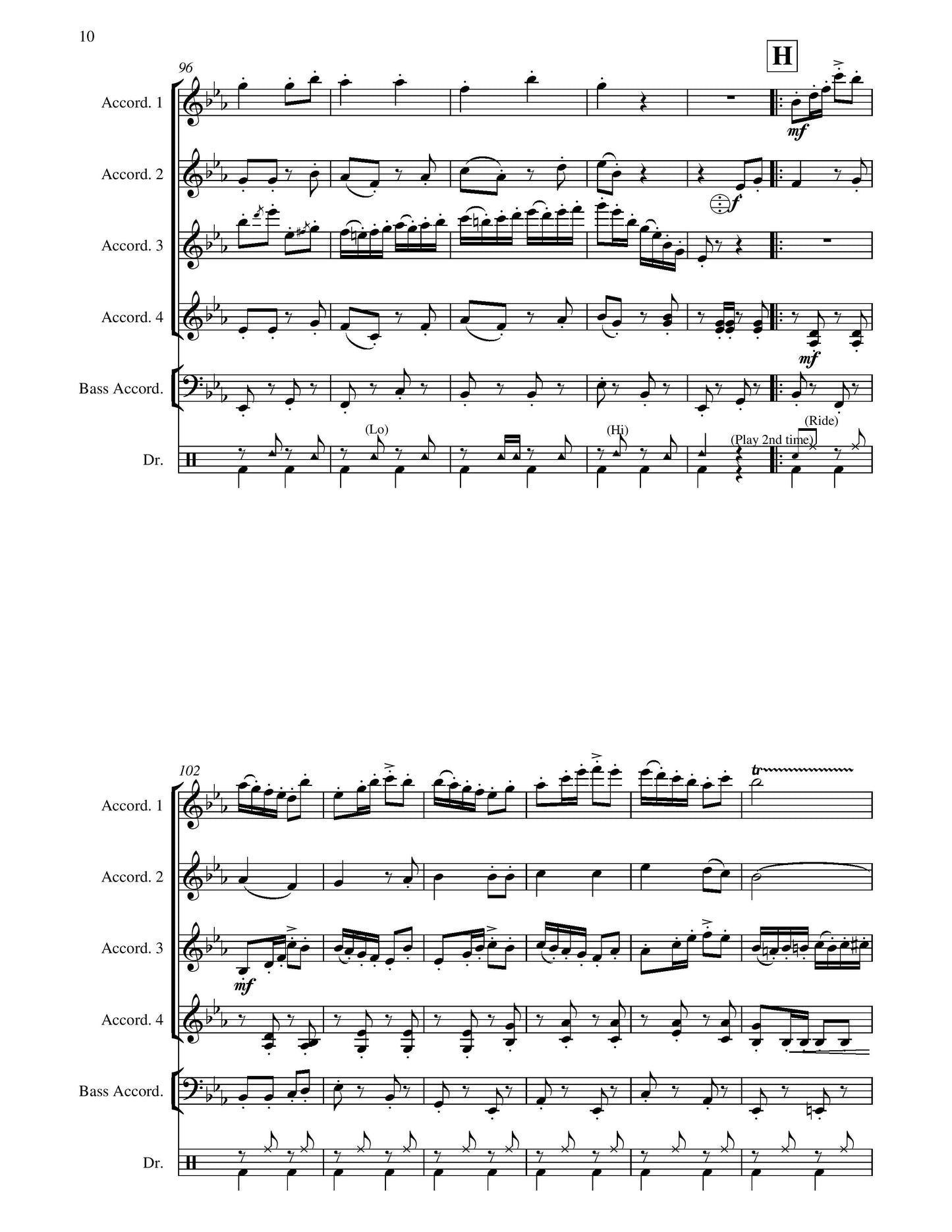 Bramstedter Marsch! (score & parts)
