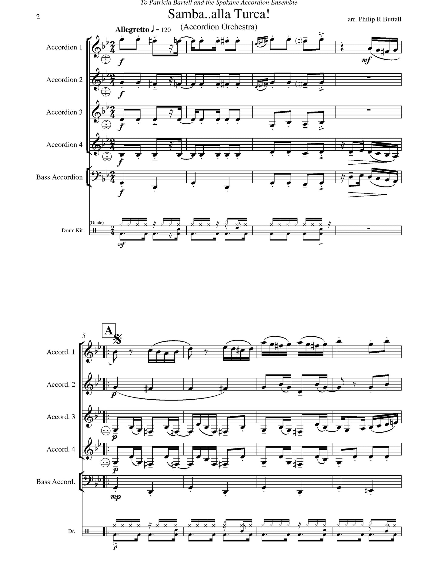 Samba...alla Turca! (score & parts)