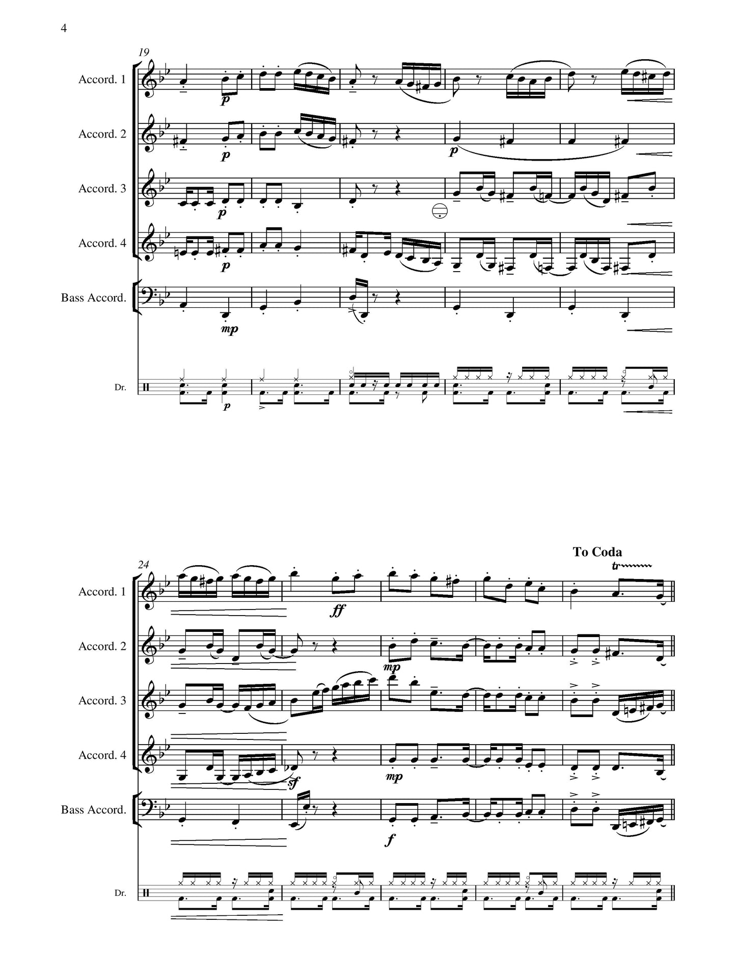 Samba...alla Turca! (score & parts)