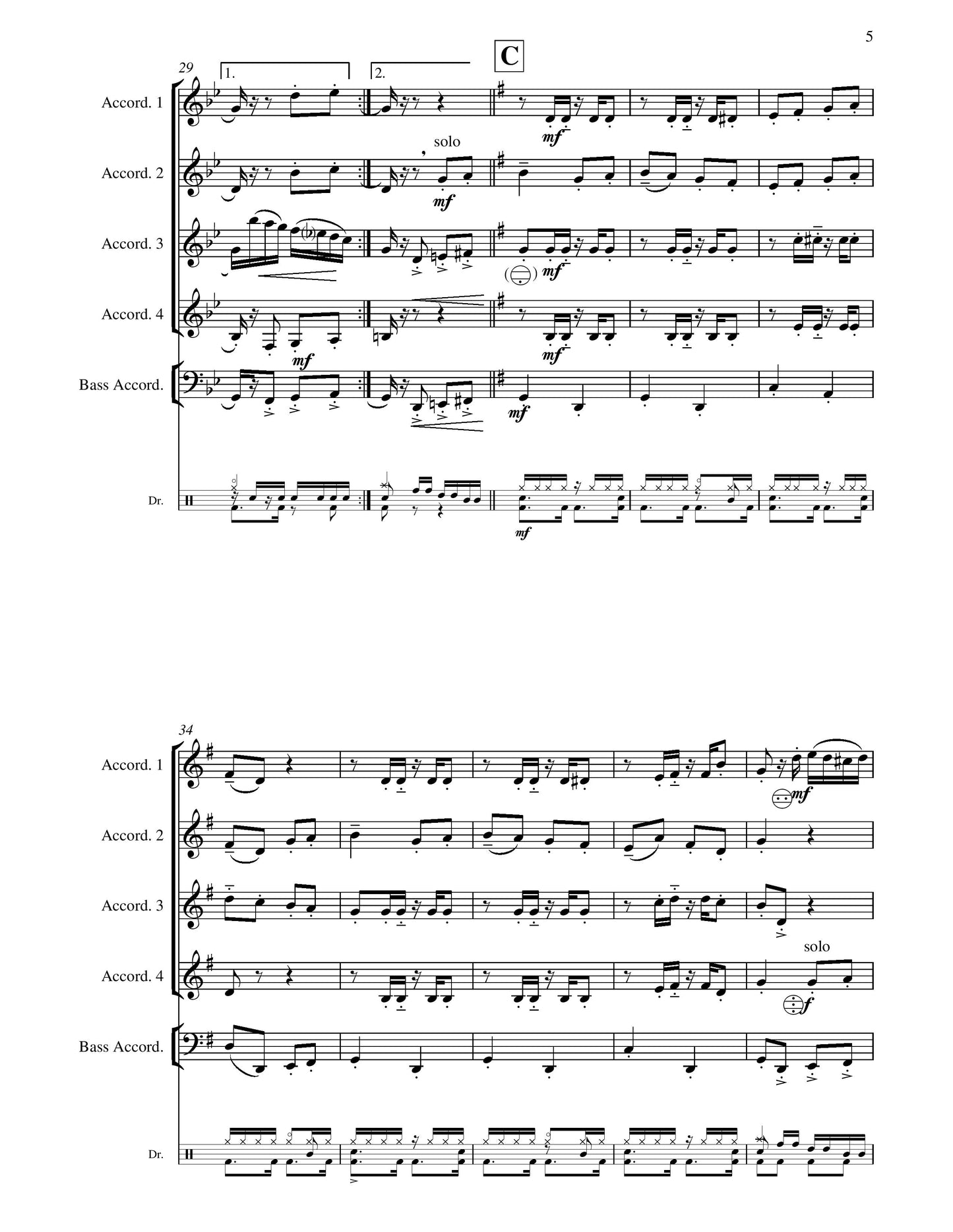 Samba...alla Turca! (score & parts)