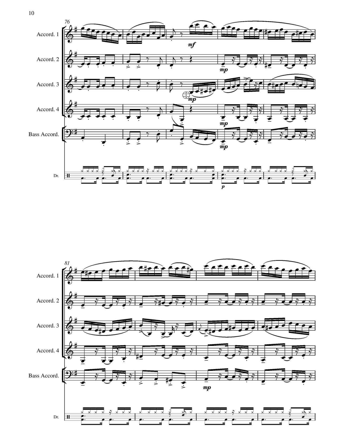 Samba...alla Turca! (score & parts)