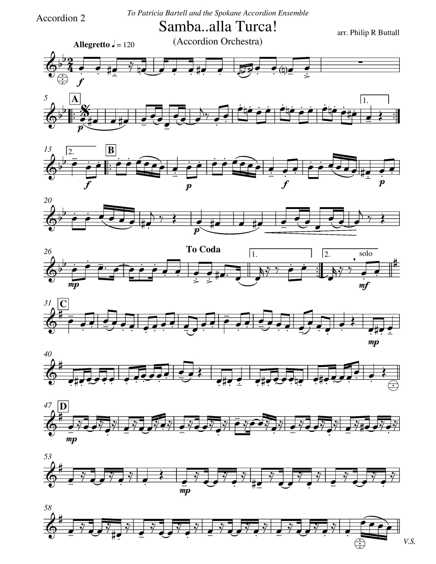 Samba...alla Turca! (score & parts)