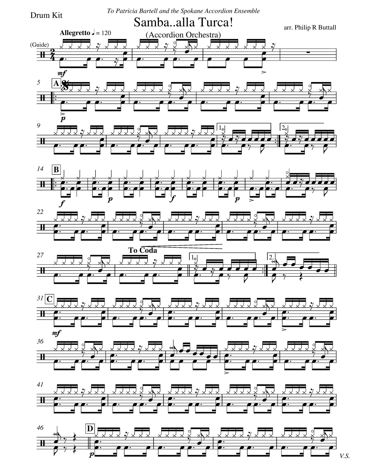 Samba...alla Turca! (score & parts)