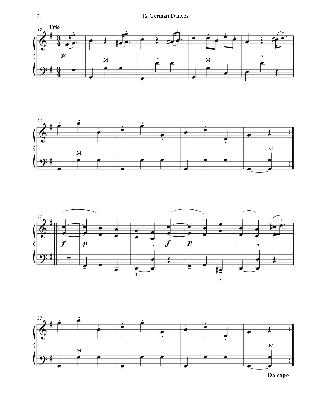 12 German Dances No. 07
