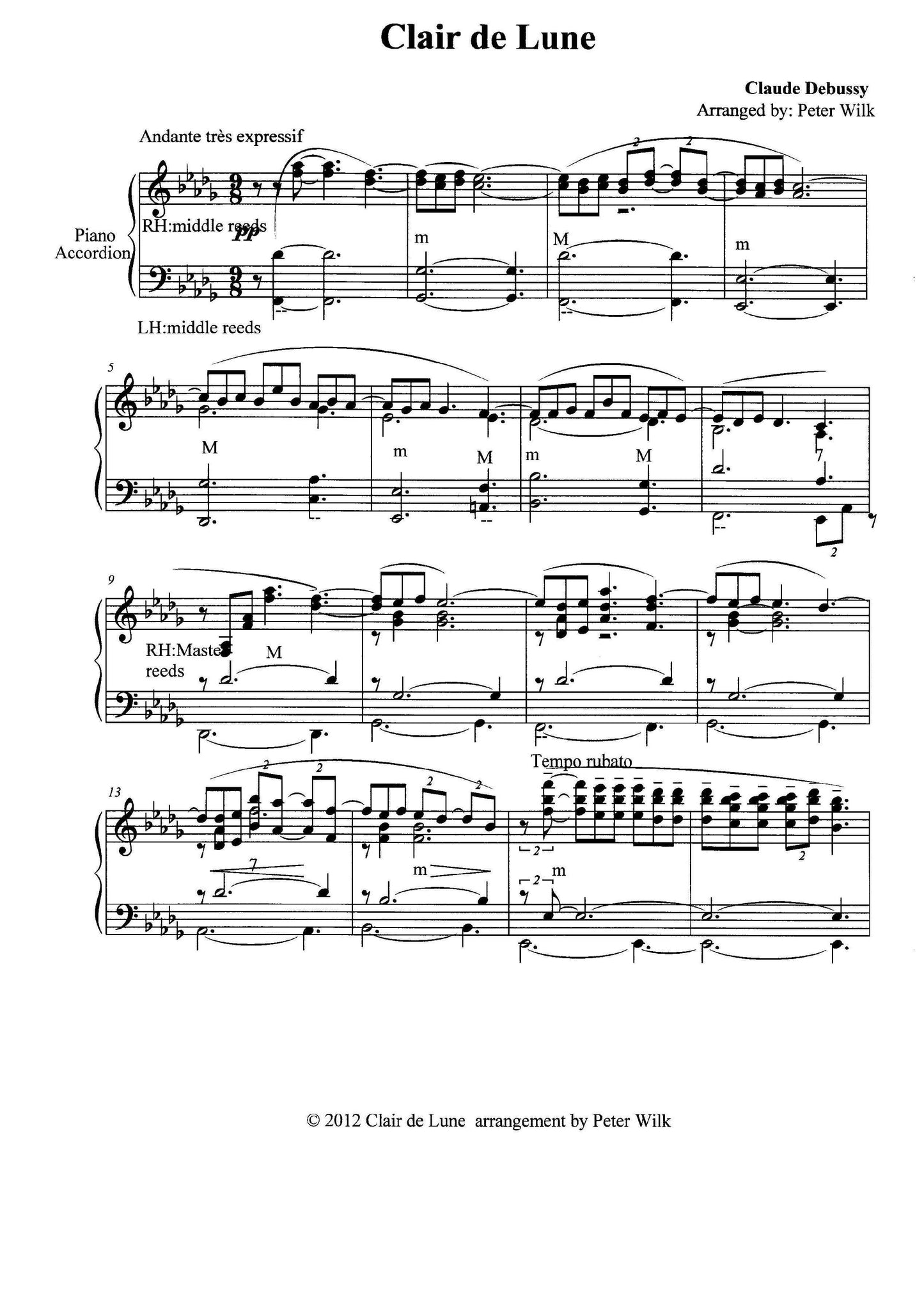 Clair de Lune (with mp3 sound file)