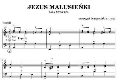 Traditional Polish Carols eBook accordion arrangements by Gary Dahl