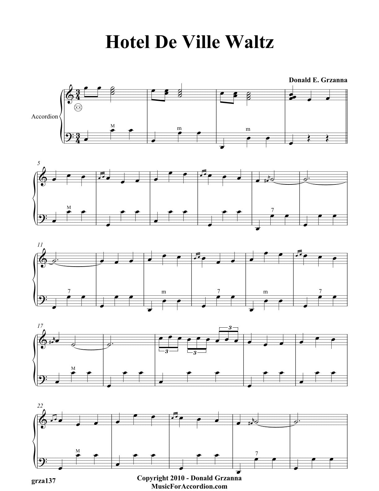 Hotel De Ville Waltz