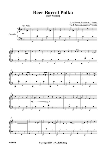 Beer Barrel Polka ( Duet Easy Version)