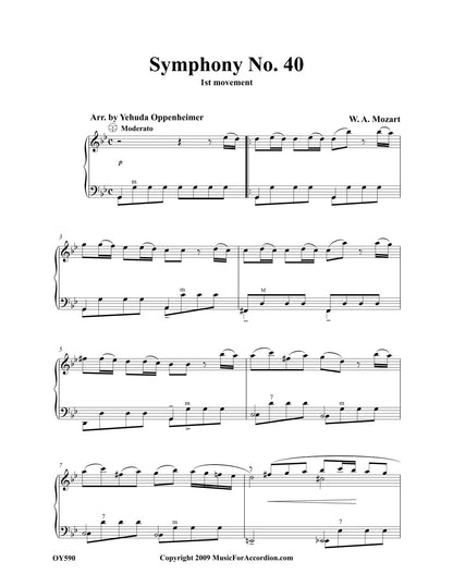 Symphony No. 40 in Gm, 1st mvt