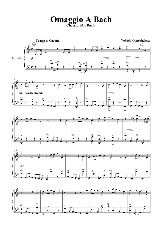 Omaggio A Bach – Cheerio, Mr. Bach!