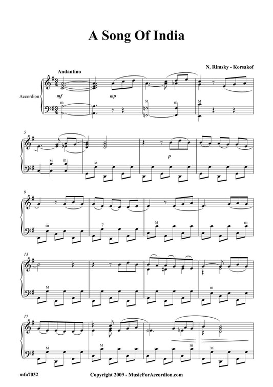 A Song Of India