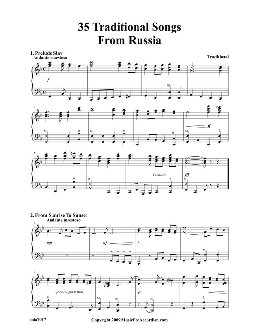 35 Traditional Songs From Russia