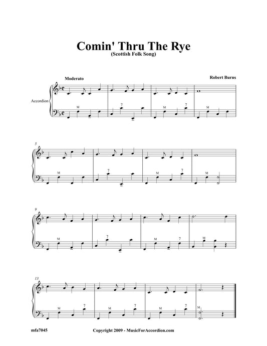 Comin' Thru The Rye