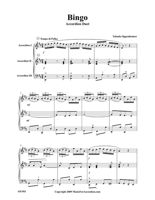 Bingo Accordion Duet