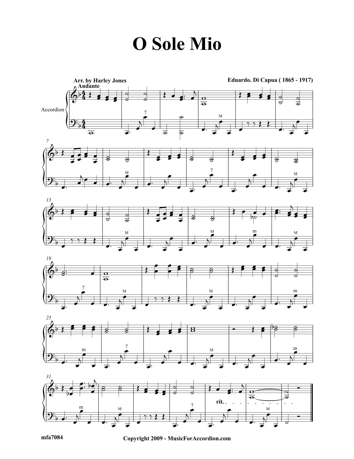 O Sole Mio (Duet)