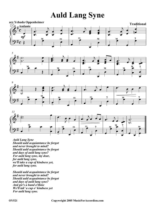 Auld Lang Syne