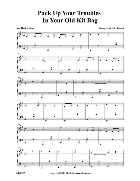 Pack Up Your Troubles In Your Old Kit Bag