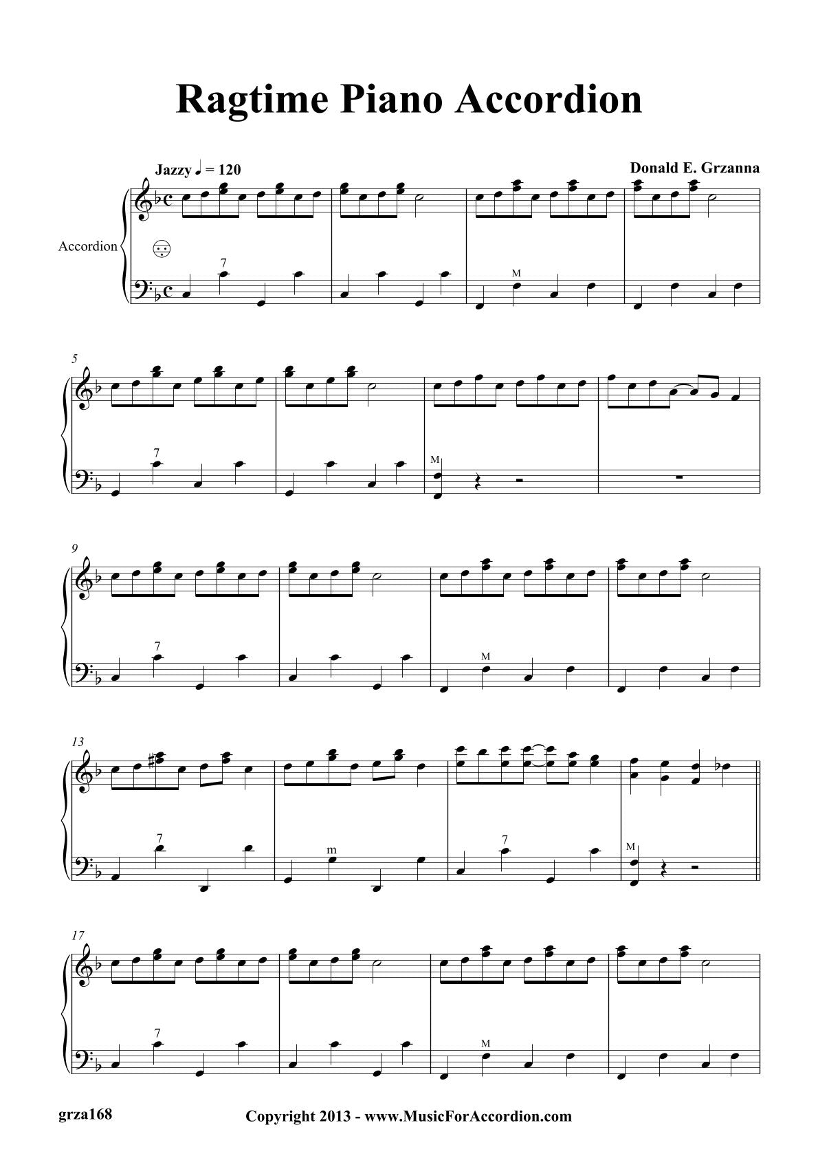 Ragtime Piano Accordion