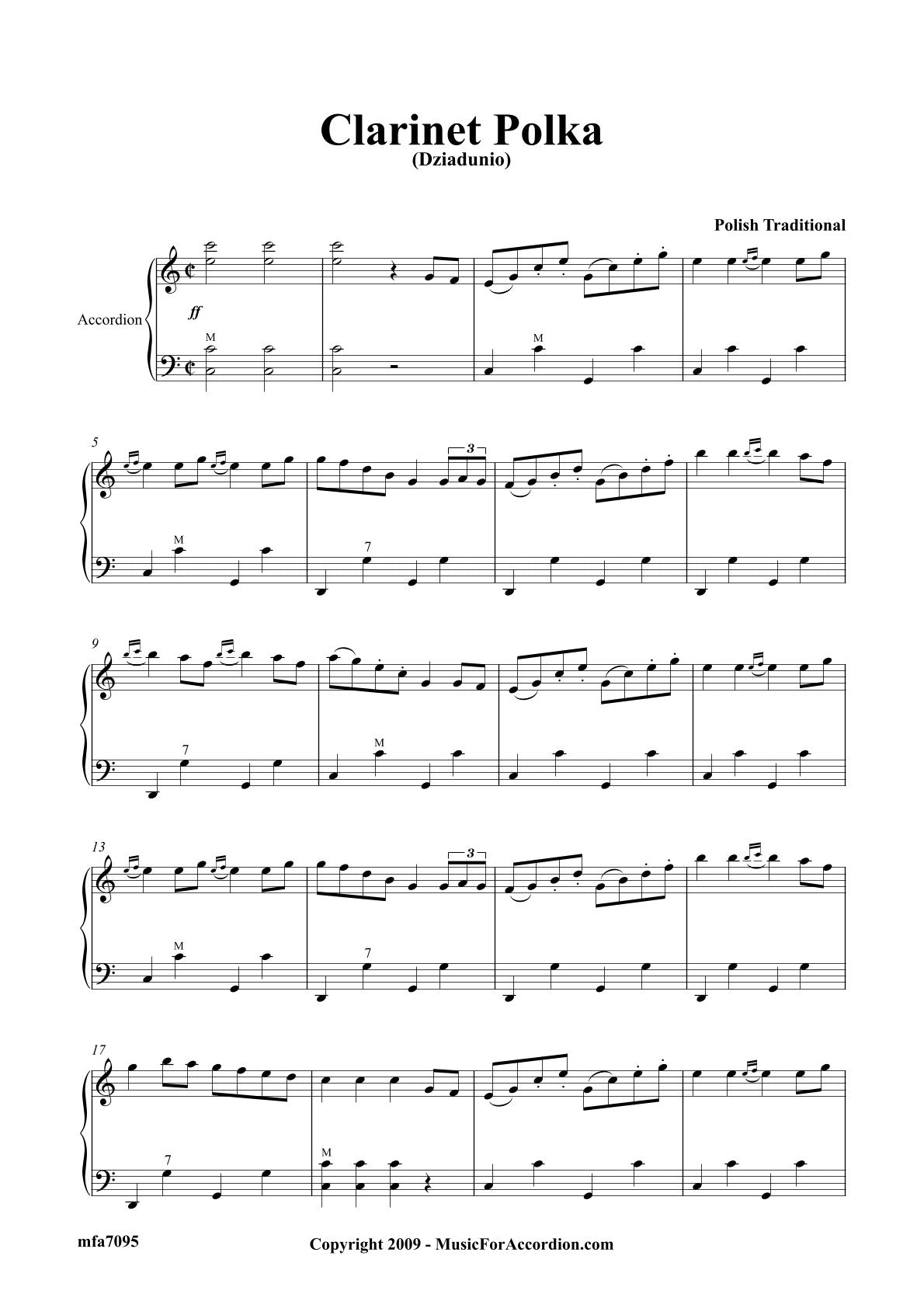Clarinet Polka