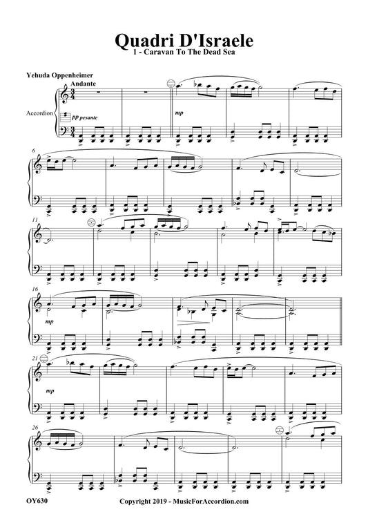 Quadri D'israele 1 – Caravan To The Dead Sea