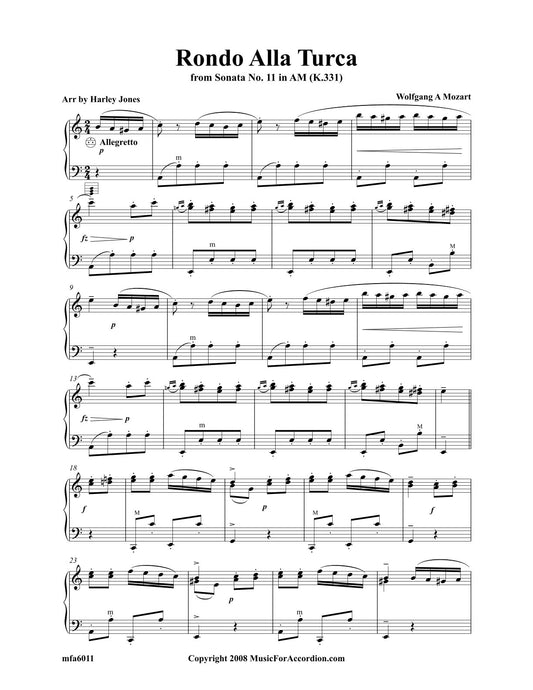 Rondo Alla Turca – Turkish March