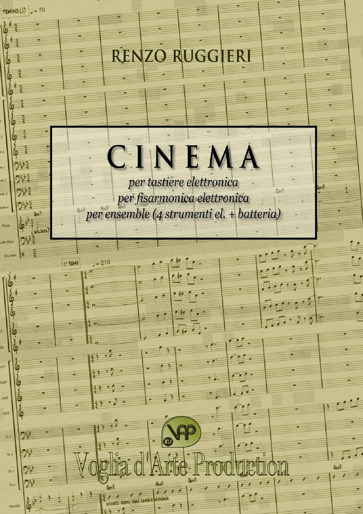 Cinema (for 4 parts and drums )