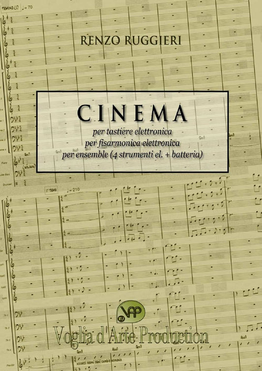 Cinema (for 4 parts and drums )