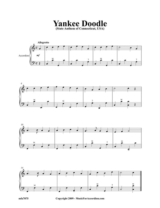 Yankee Doodle (State Anthem of Connecticut, USA)
