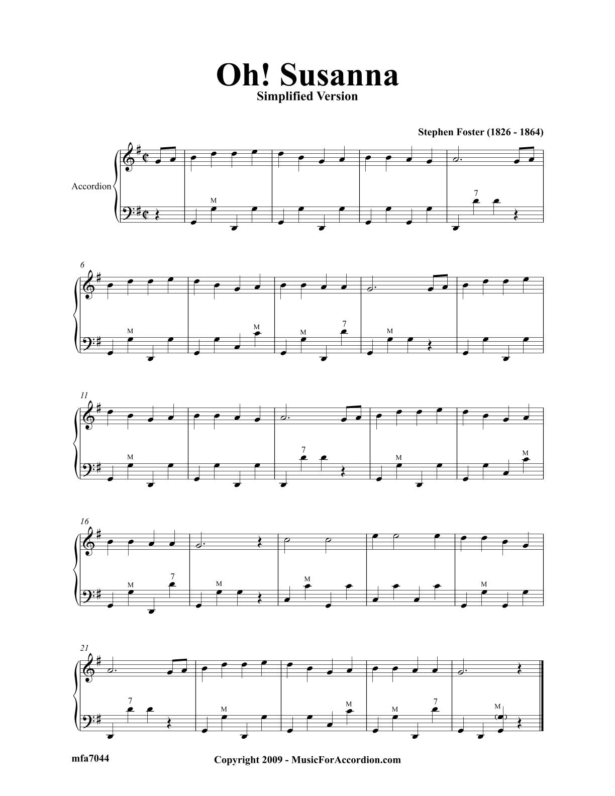 Oh! Susanna