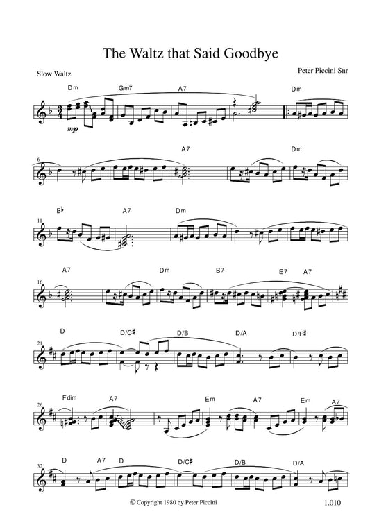 The Waltz That Said Goodbye