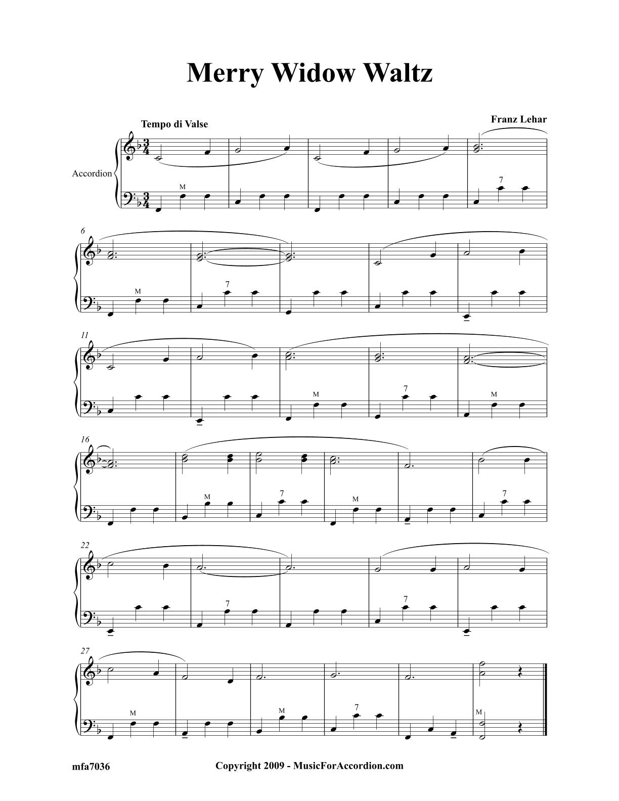 Merry Widow Waltz